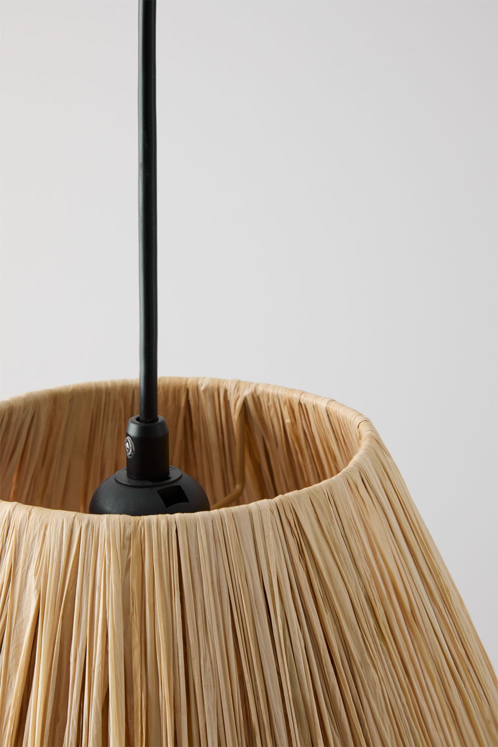 Lampada da soffitto in rafia Aruel
