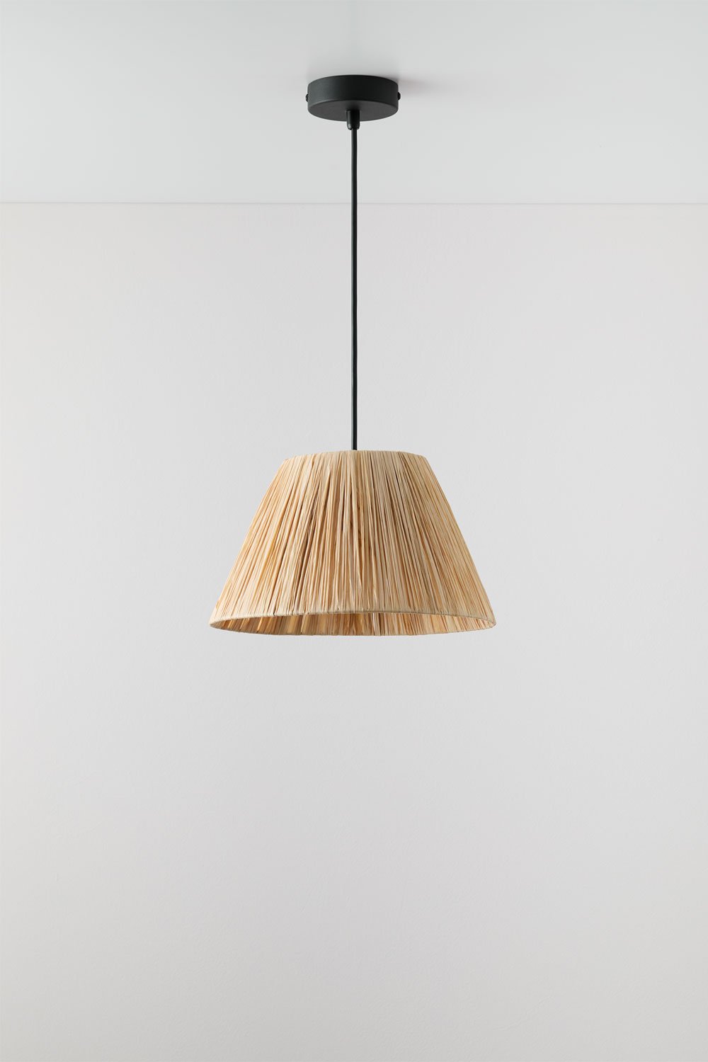 Lampada da soffitto in rafia Aruel