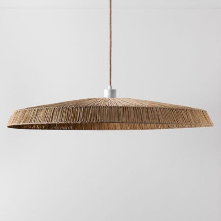 Lampada da soffitto in rafia Velcko