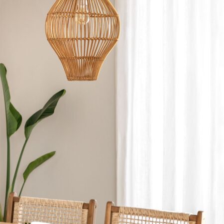 Lampada da Soffitto in Rattan Maope