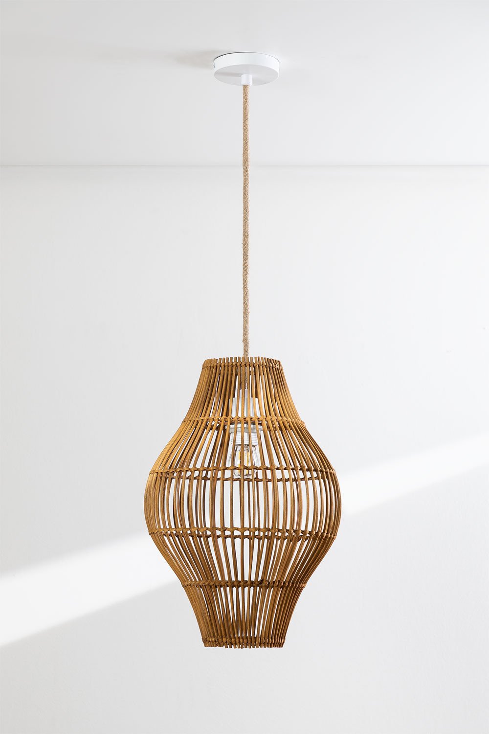 Lampada da Soffitto in Rattan Maope