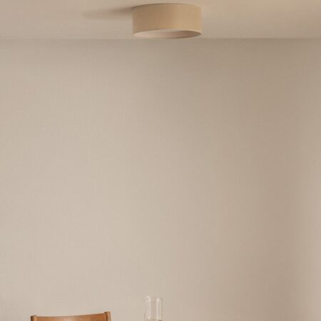 Lampada da soffitto in rattan Masha