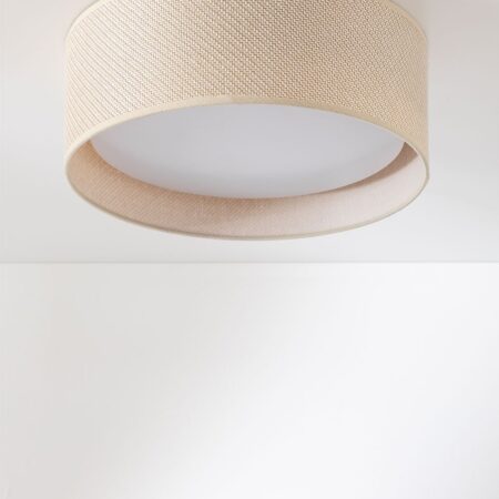 Lampada da soffitto in rattan Masha