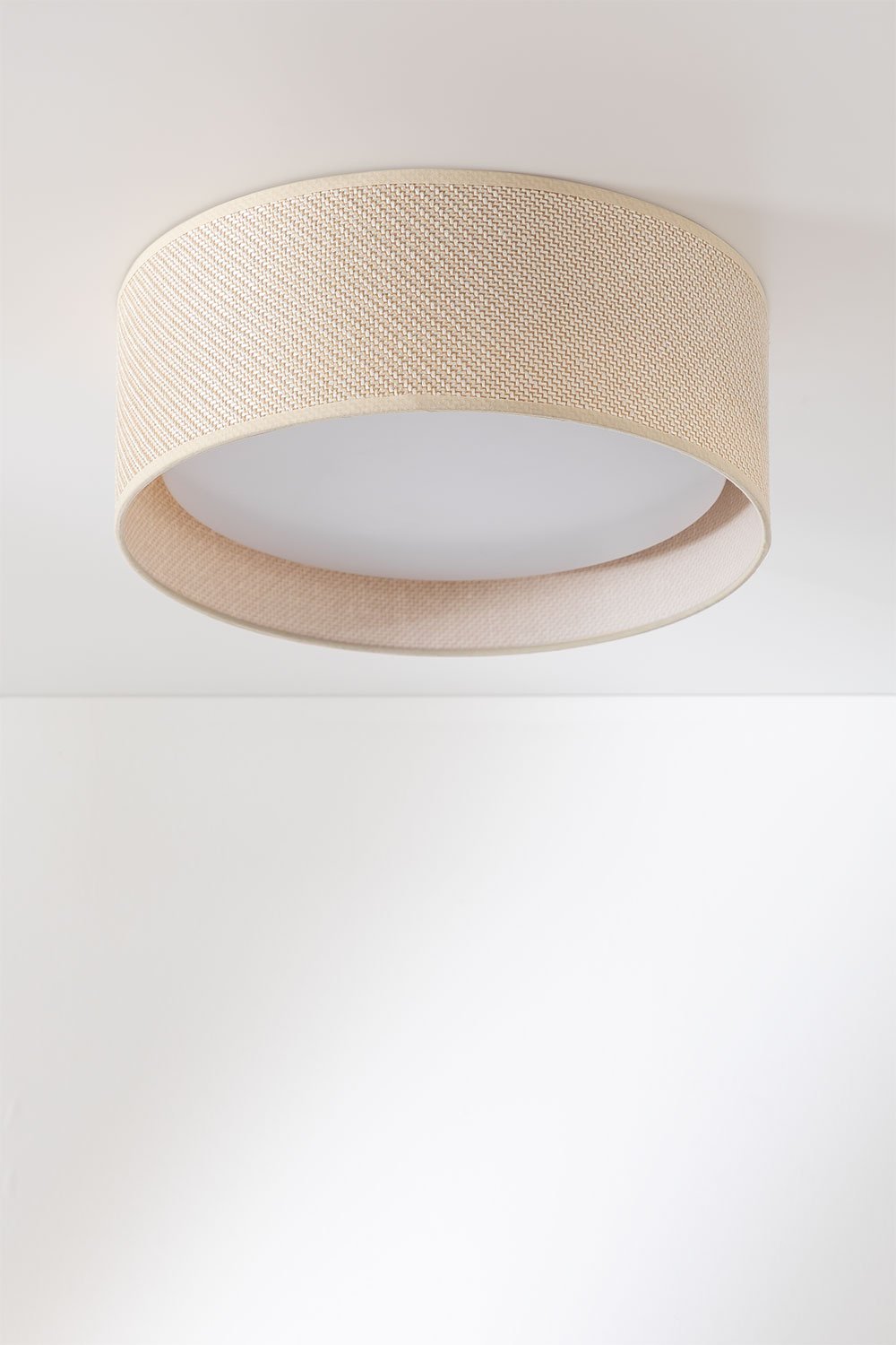 Lampada da soffitto in rattan Masha