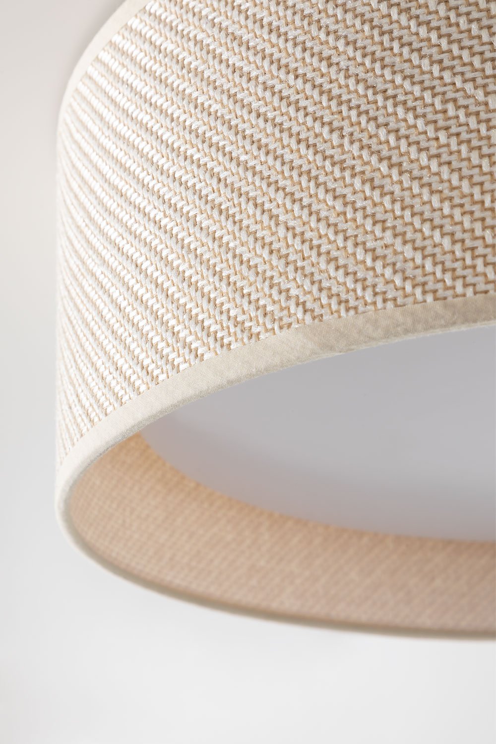 Lampada da soffitto in rattan Masha
