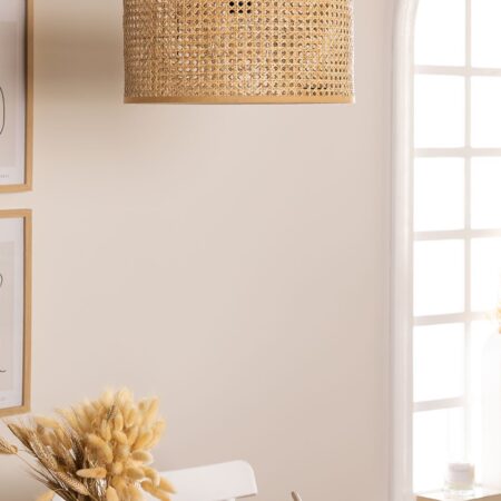 Lampada da Soffitto in Rattan Serri