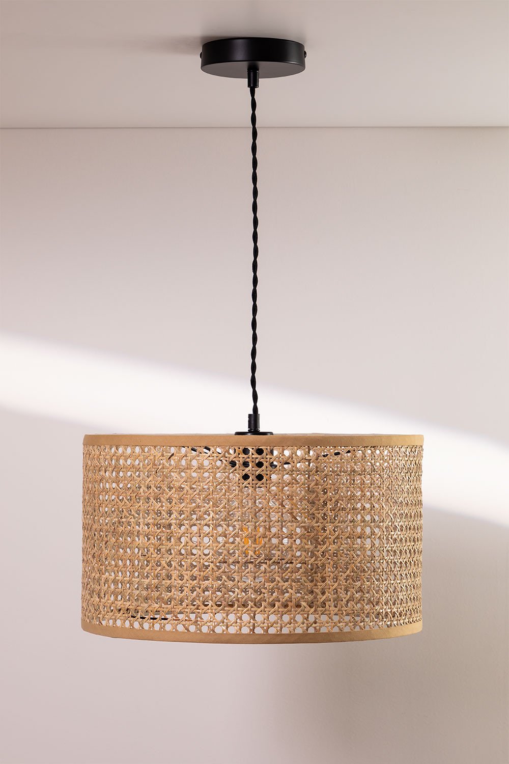 Lampada da Soffitto in Rattan Serri