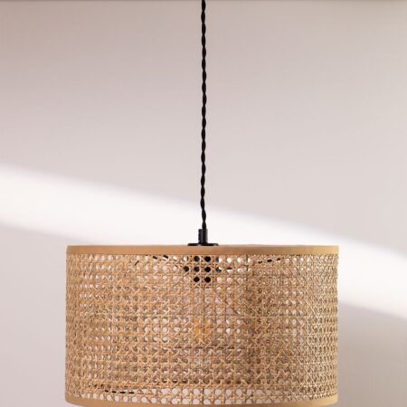 Lampada da Soffitto in Rattan Serri