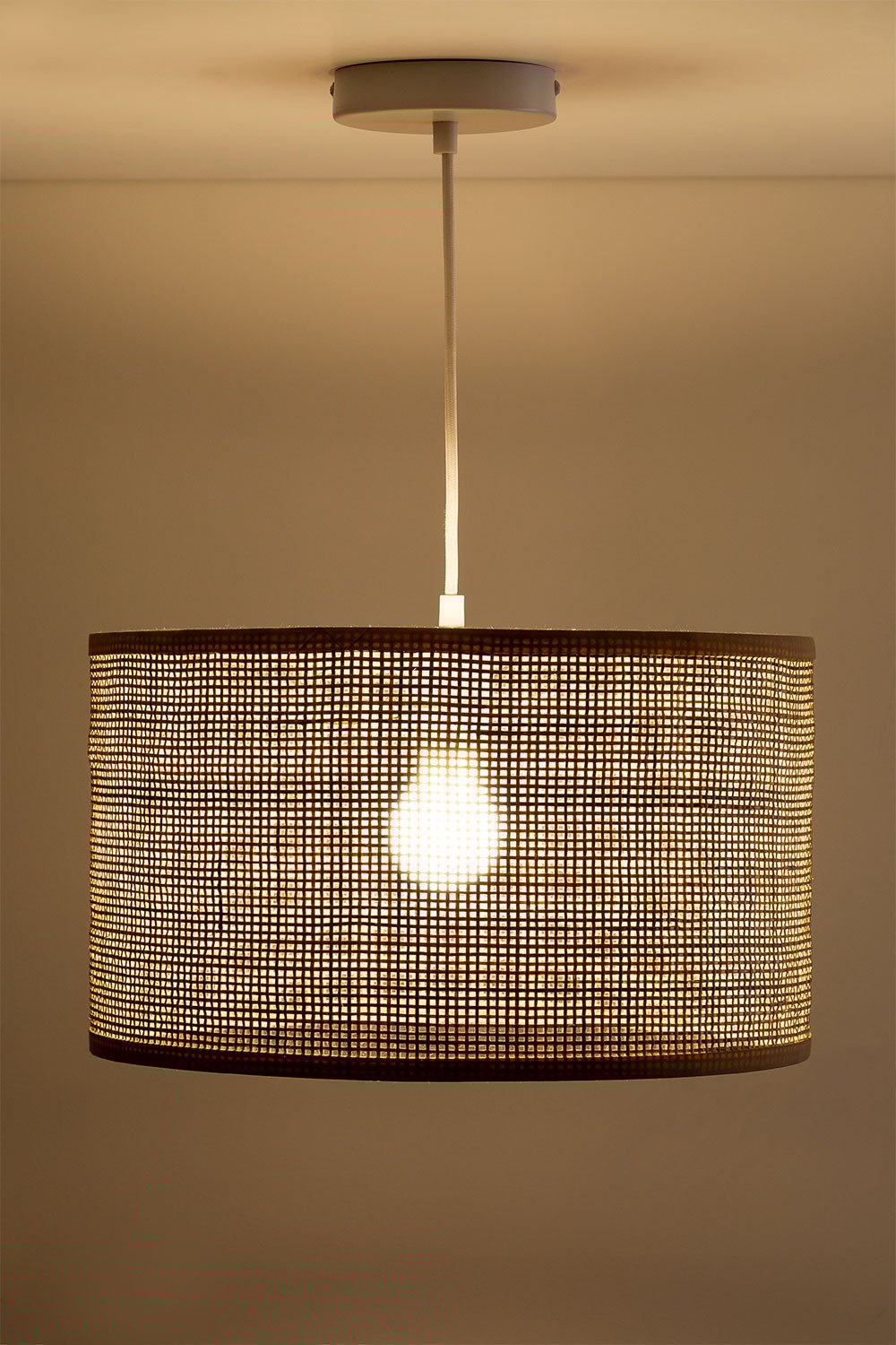 Lampada da soffitto in rattan Ytse