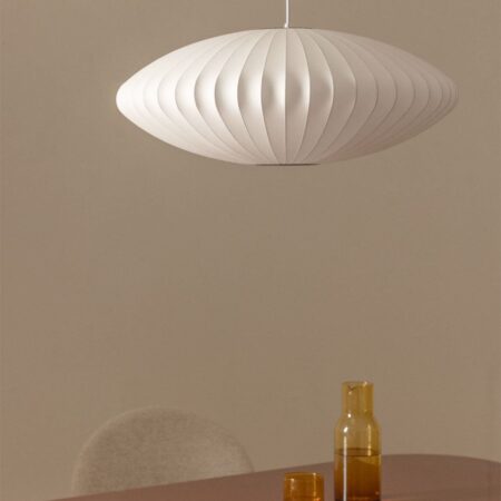 Lampada da soffitto in seta artificiale e ferro Worel