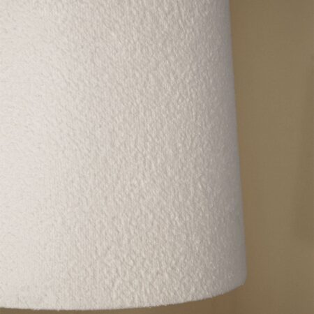 Lampada da soffitto in tessuto bouclé Delmore