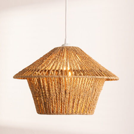 Lampada da soffitto in carta intrecciata Jous