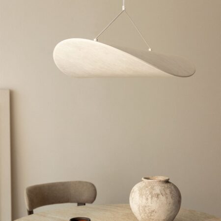 Lampada da soffitto LED in tessuto Zelvon