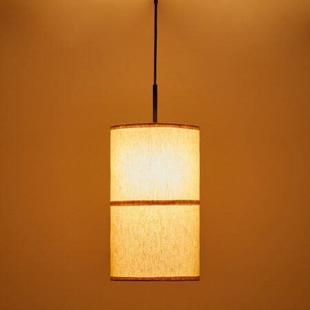 Lampada da soffitto Olinda in cotone riciclato