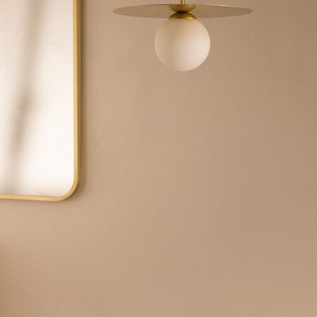 Lampada da soffitto per bagno con sfera di vetro Jorien