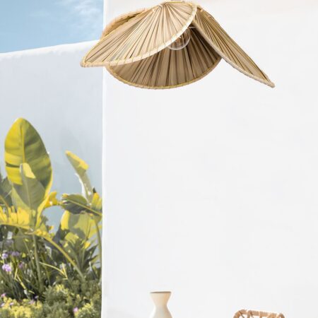 Lampada da soffitto per esterni in bambù (Ø53 cm) Kilda