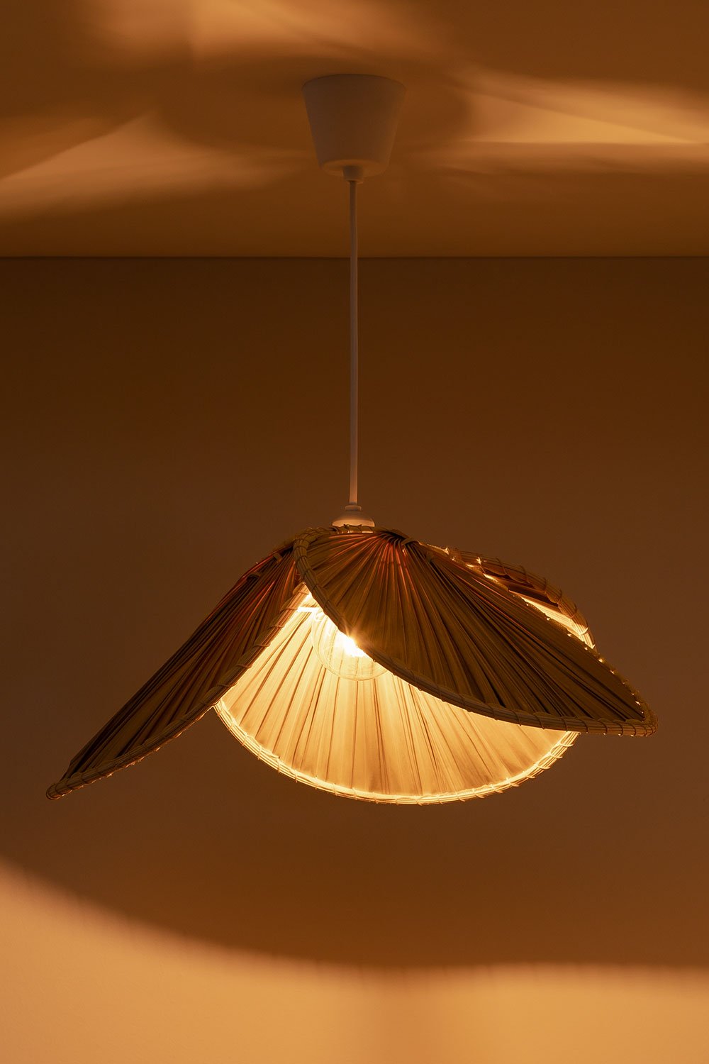 Lampada da soffitto per esterni in bambù (Ø53 cm) Kilda