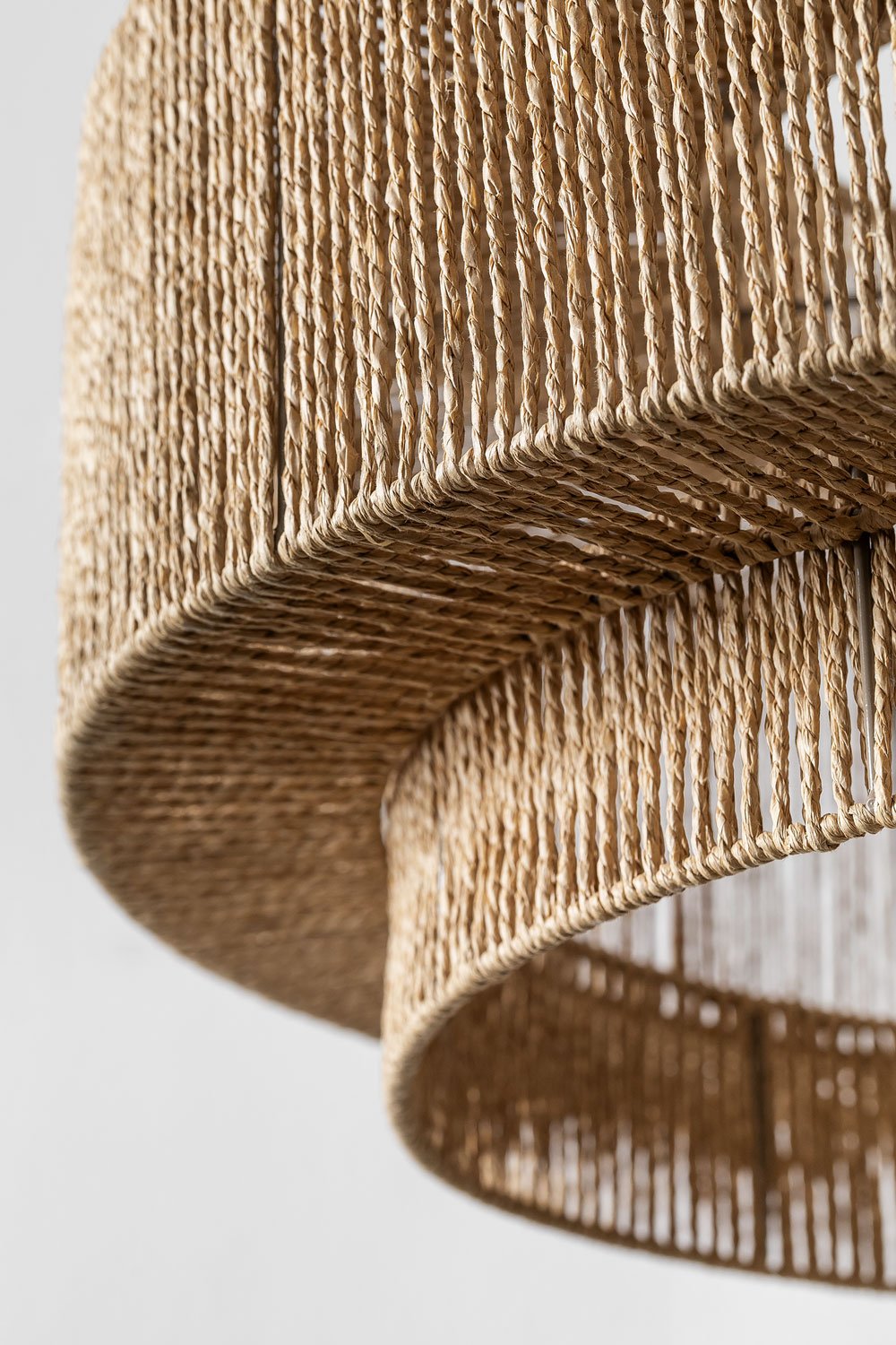 Lampada da soffitto da esterno Kena in carta intrecciata