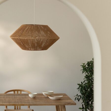 Lampada da soffitto per esterno in Carta Intrecciata Sabar