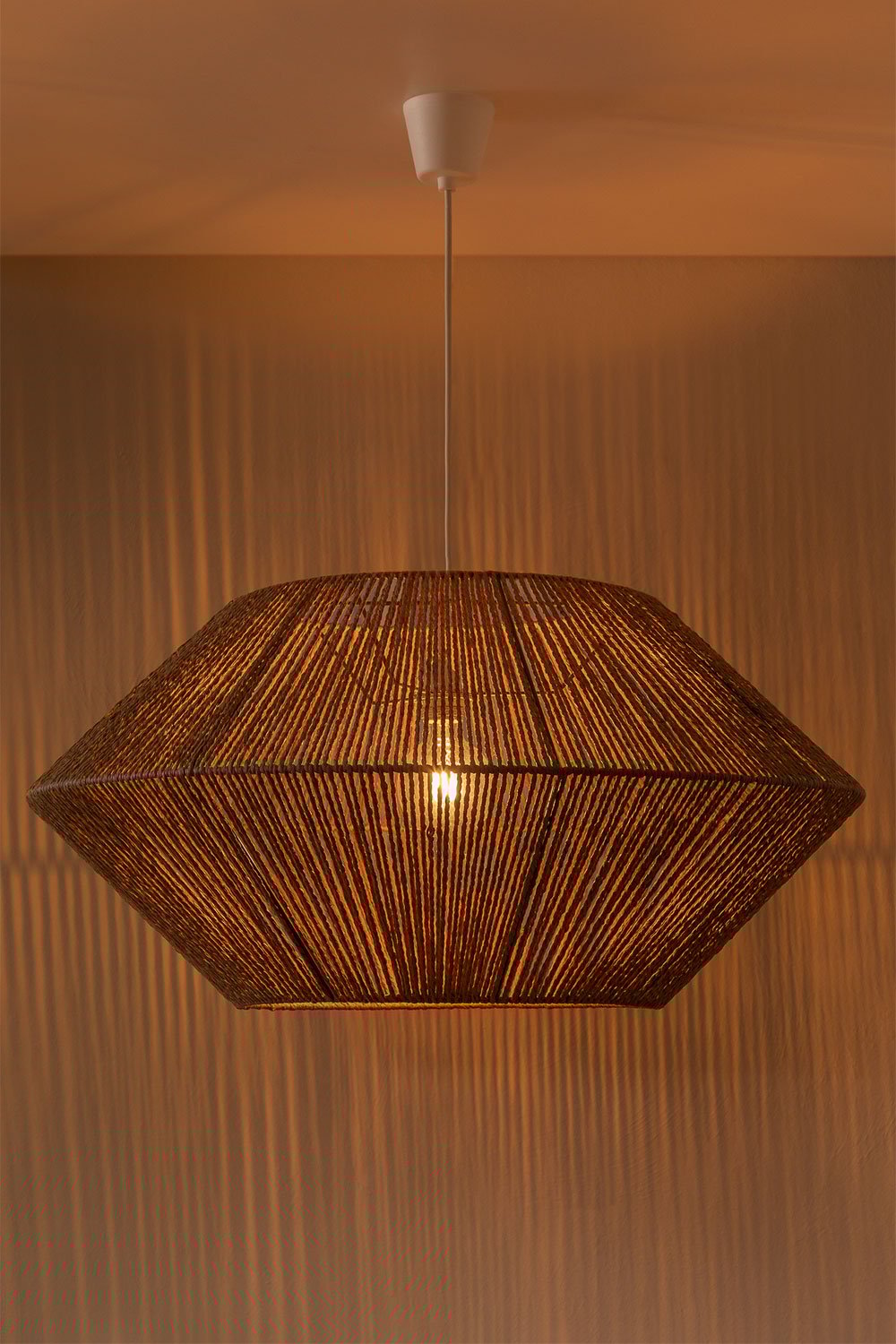 Lampada da soffitto per esterno in Carta Intrecciata Sabar