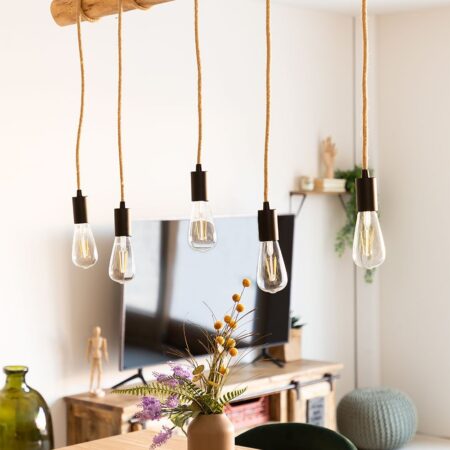 Lampada da soffitto Silian Natural