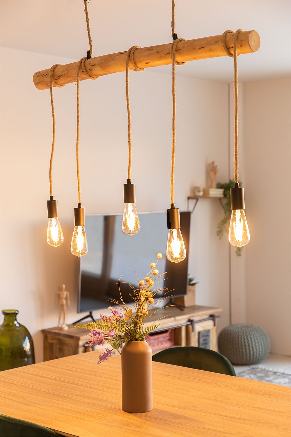Lampada da soffitto Silian Natural