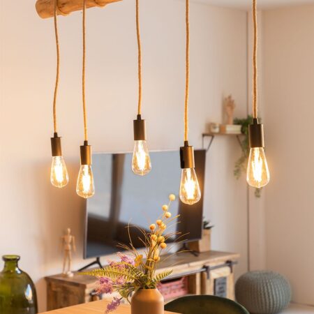 Lampada da soffitto Silian Natural