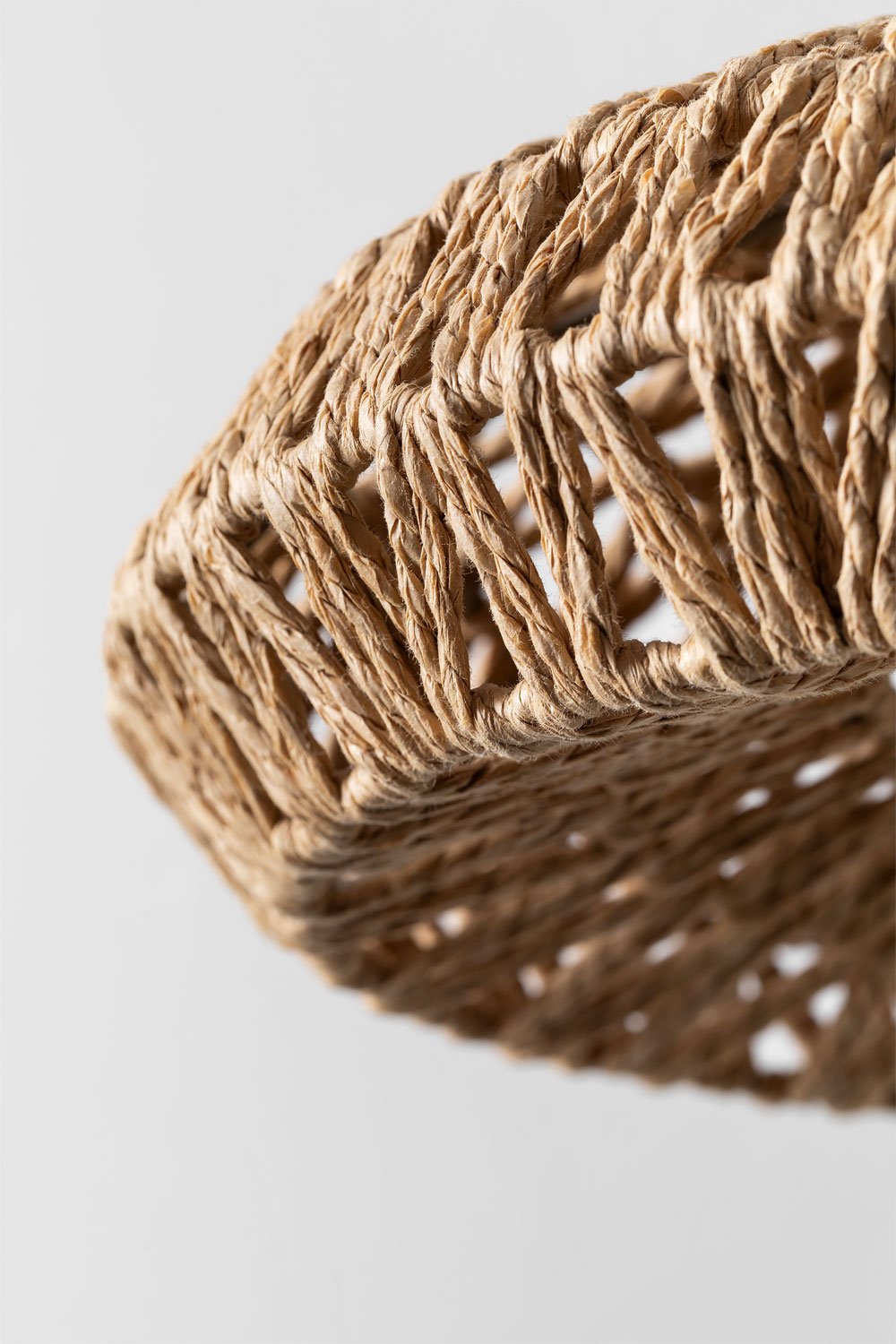 Lampadario in carta intrecciata Maslany