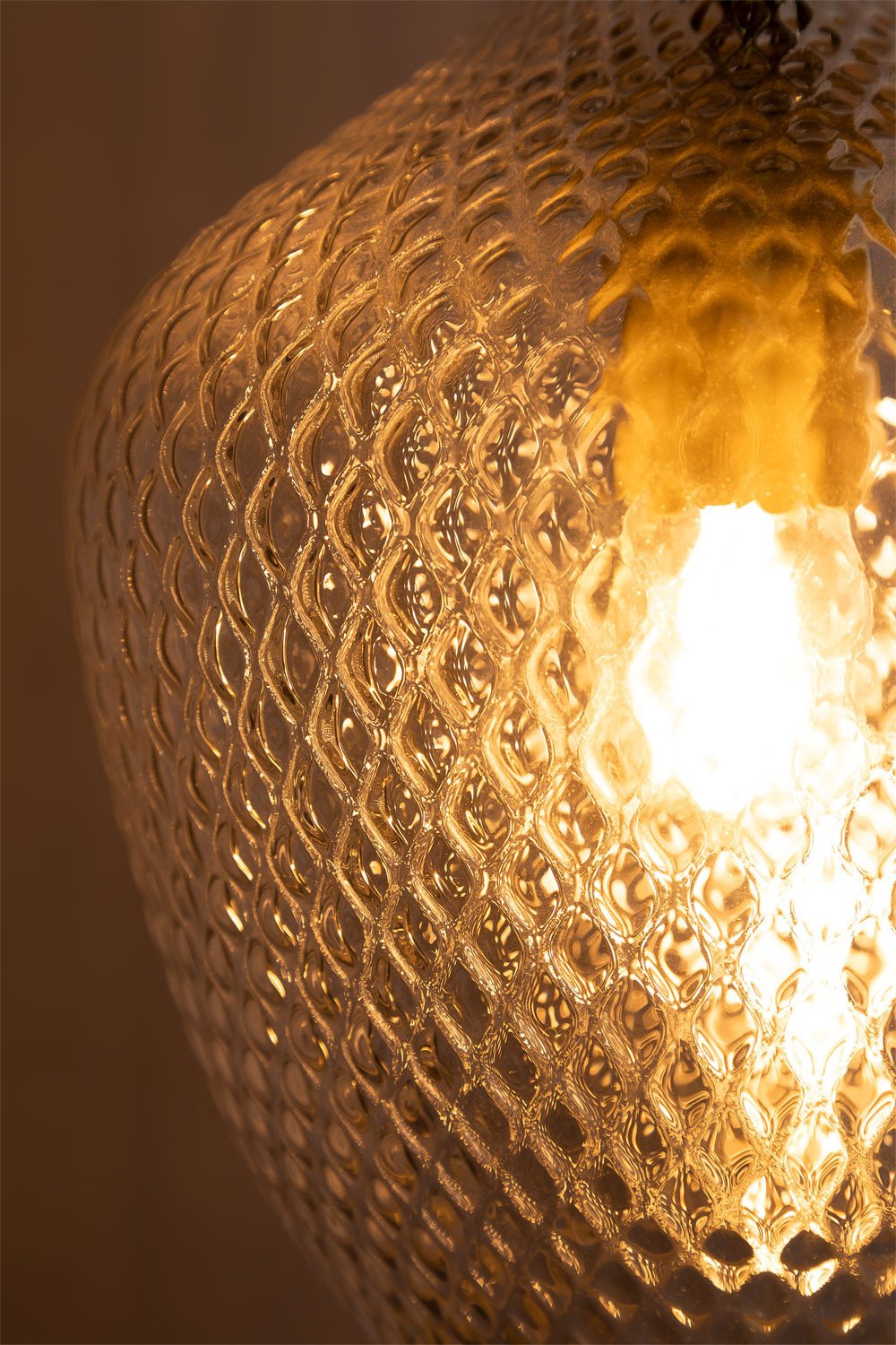 Lampada da soffitto Taylor in ferro e vetro