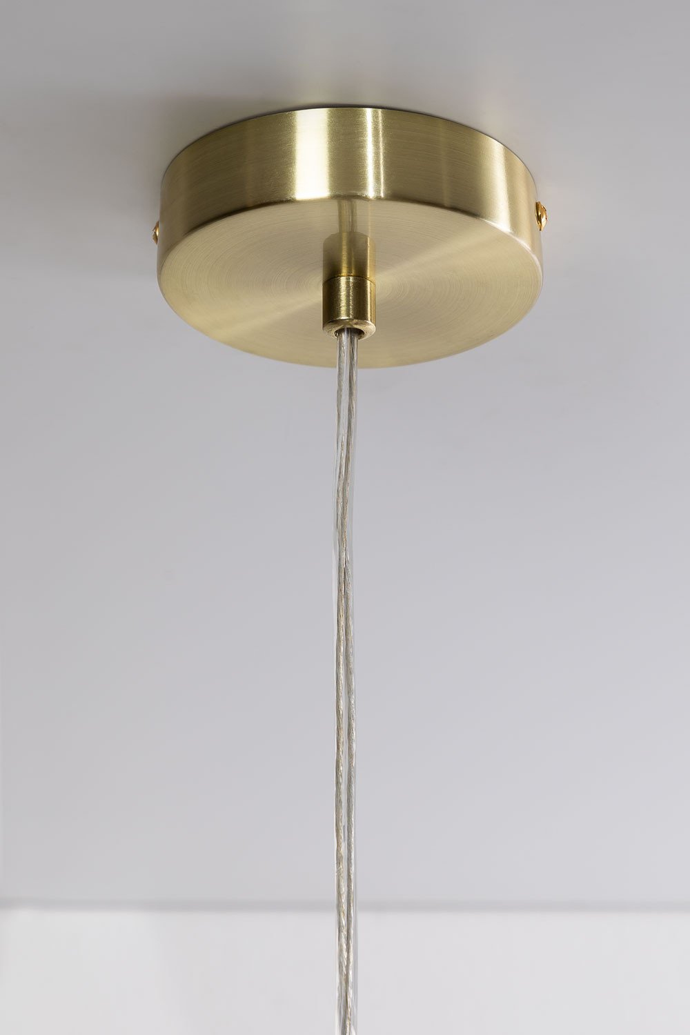 Lampada da soffitto Taylor in ferro e vetro