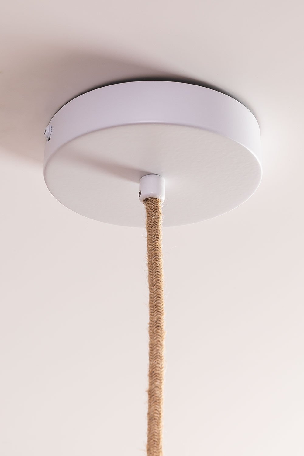 Lampada da soffitto Ufo in corda di cotone