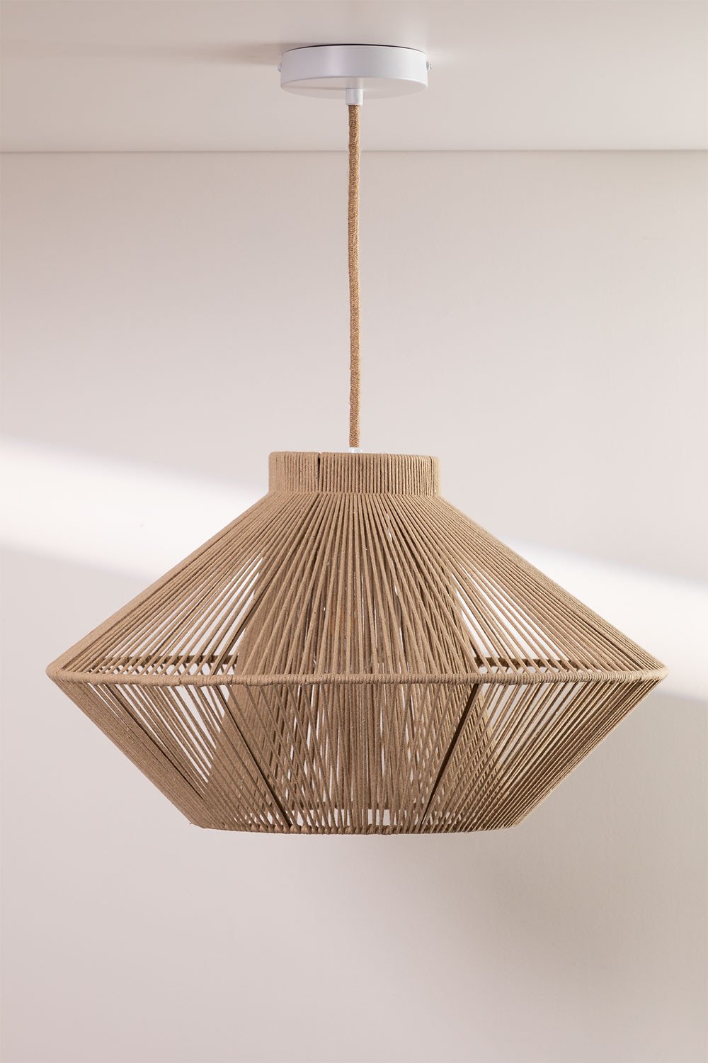 Lampada da soffitto Ufo in corda di cotone