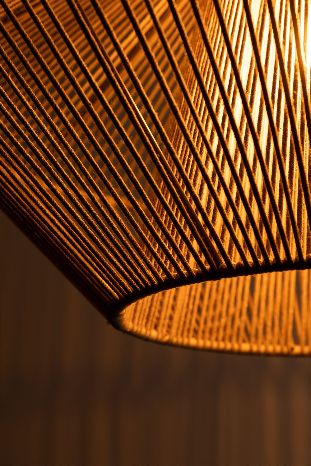 Lampada da soffitto Ufo in corda di cotone