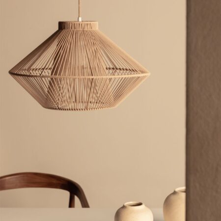 Lampada da soffitto Ufo in corda di cotone