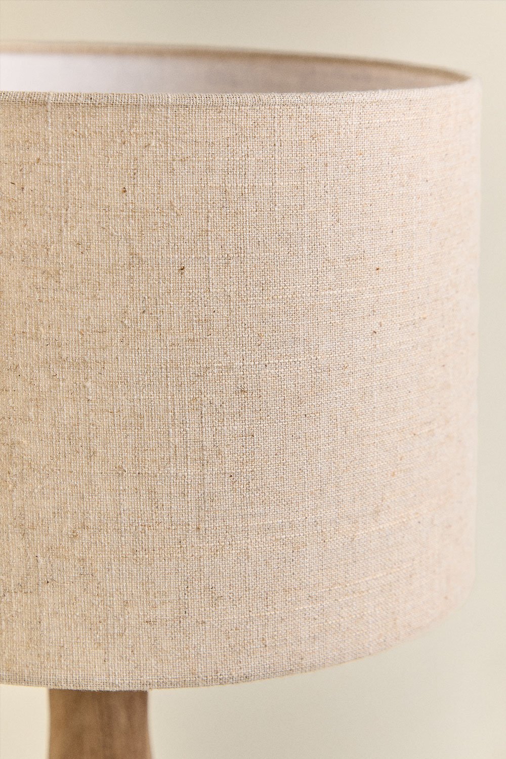 Lampada da tavolo in legno di mango Gracia