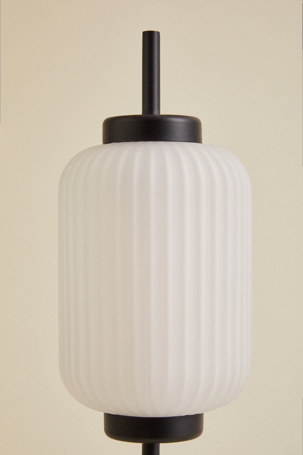 Lampada da tavolo a LED Necsar in ferro e vetro