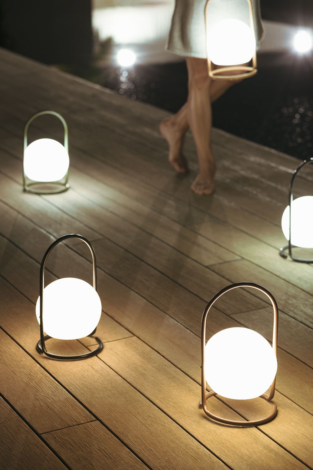 Lampada da tavolo a led Inalambrica per esterni Balum