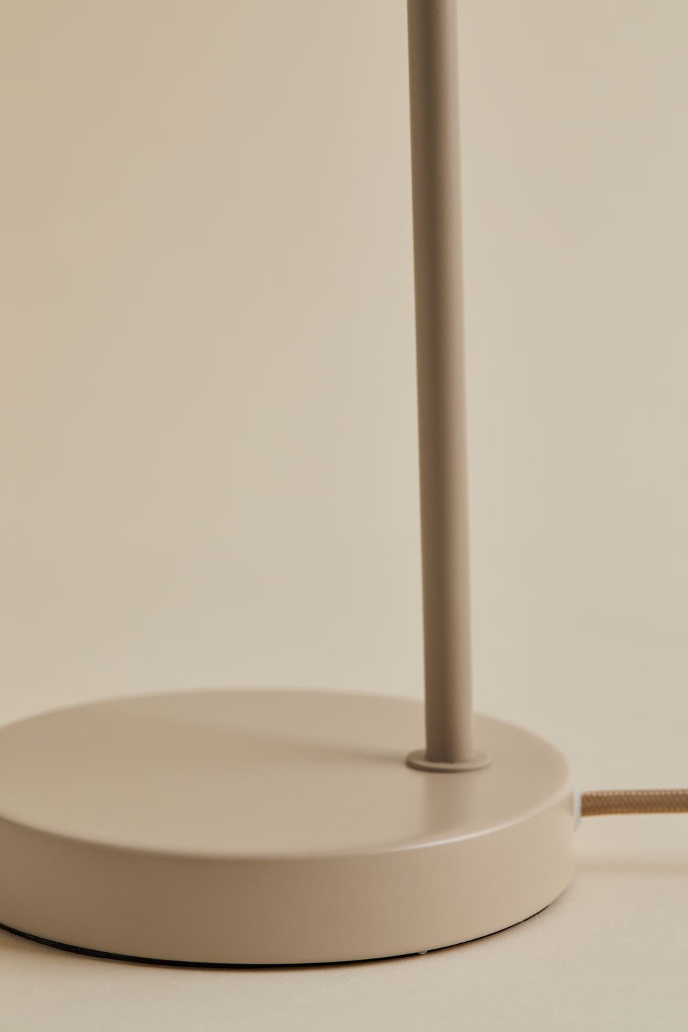 Lampada da tavolo Alligier in metallo e vetro