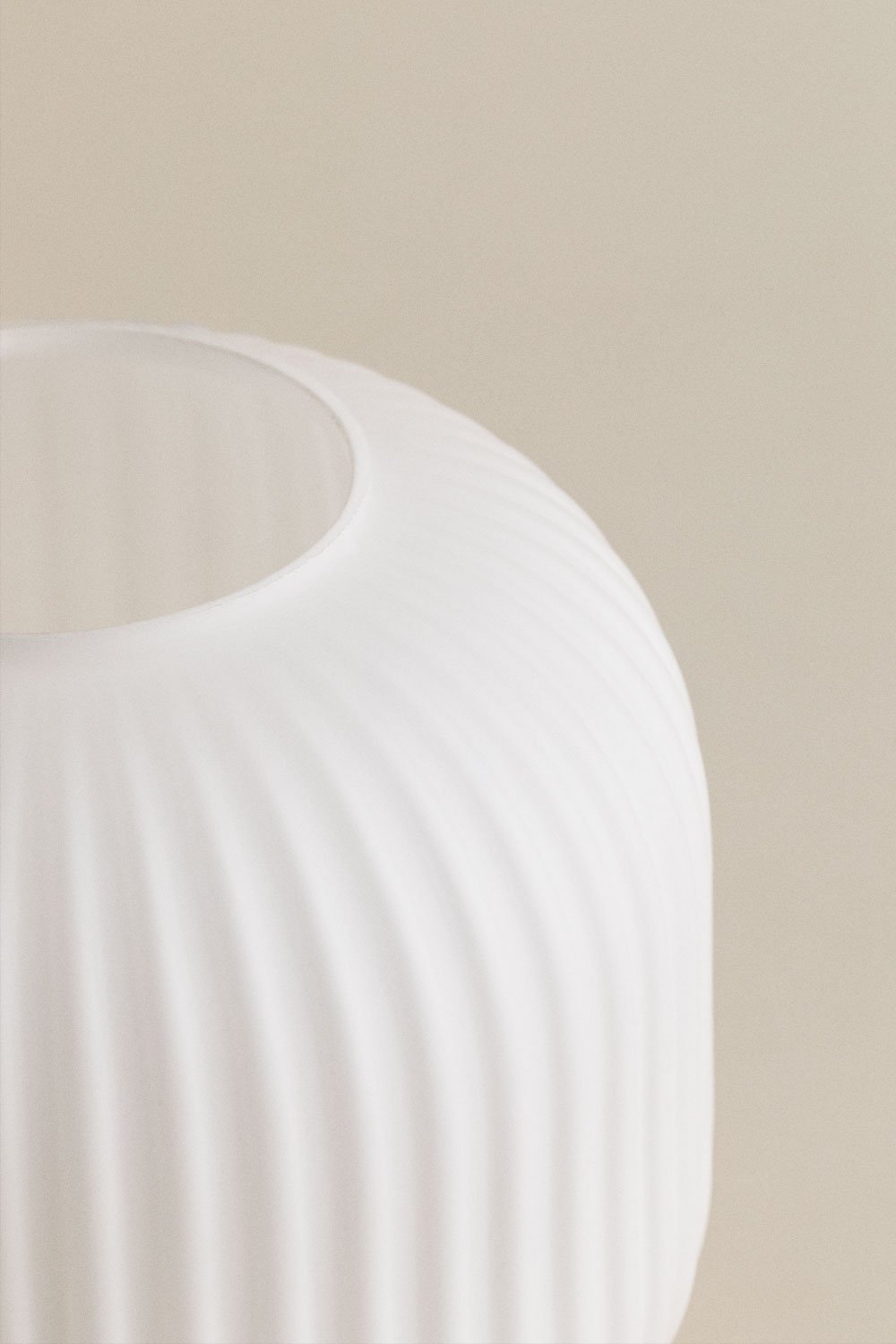Lampada da tavolo Bruner in legno e vetro