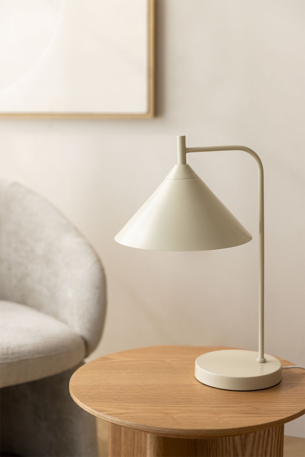 Lampada da tavolo in metallo Cambrea