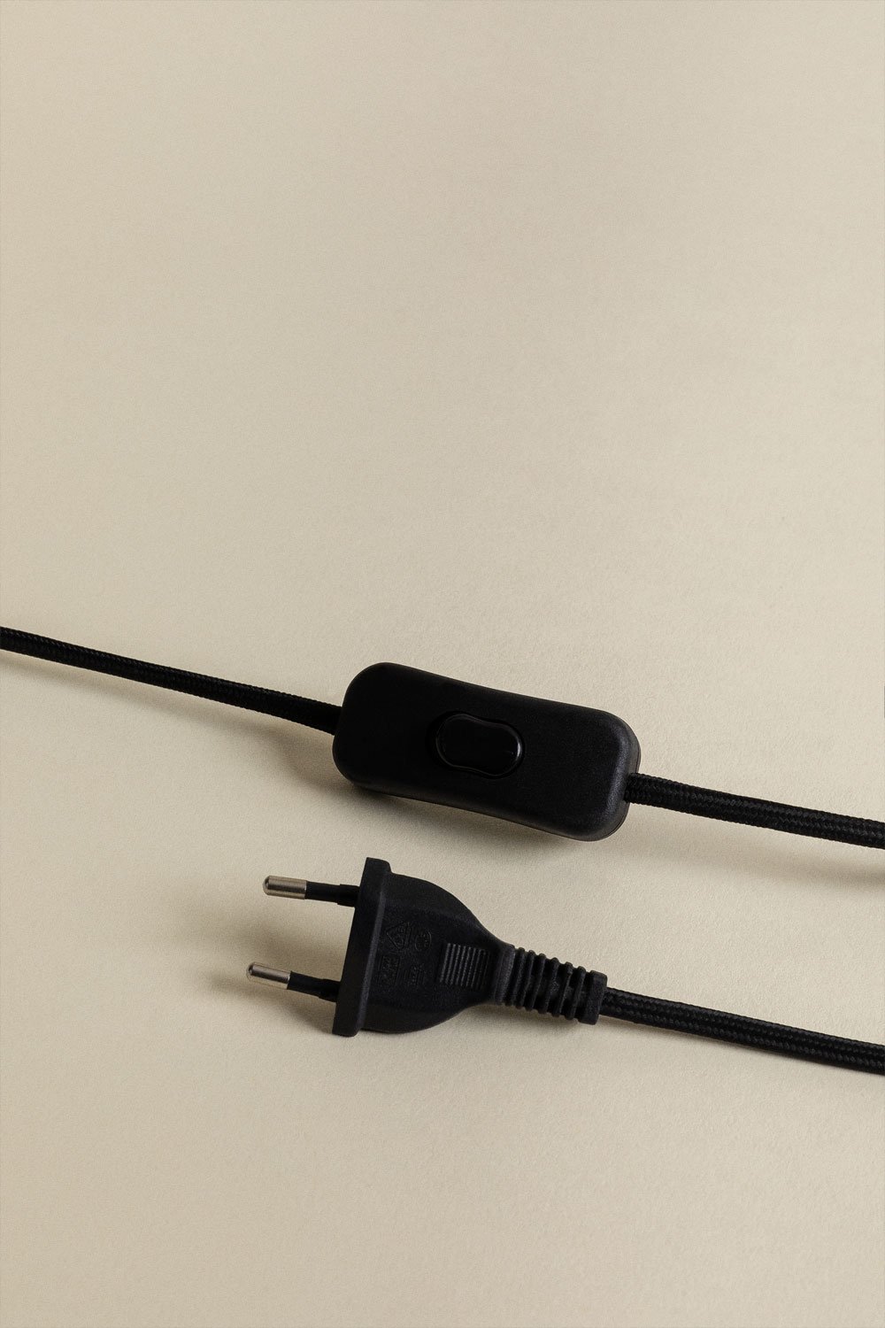 Lampada da Tavolo in Ferro e Carta Intrecciata Casandra