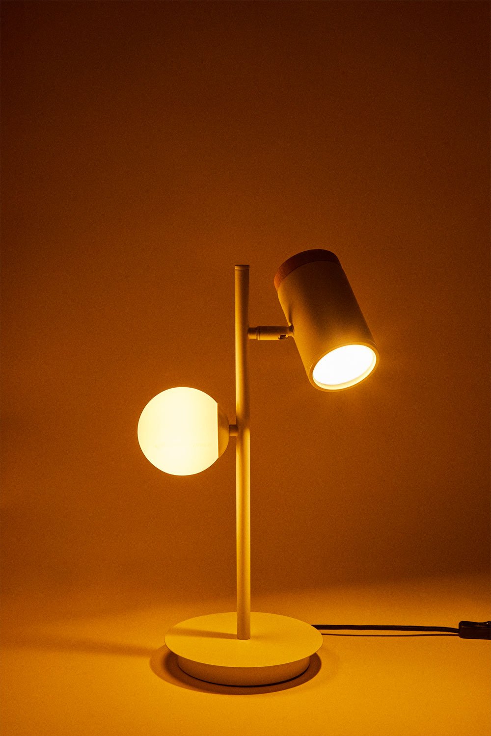 Lampada da tavolo con 2 punti luce Amaranto