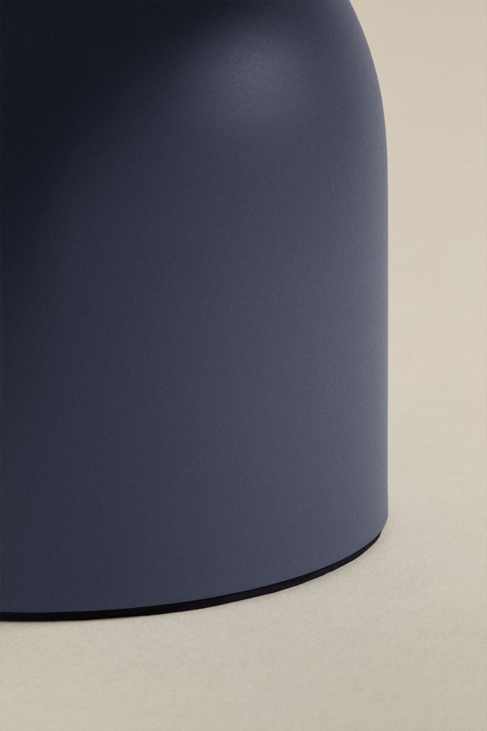 Lampada da tavolo Deruent a LED in vetro e acciaio