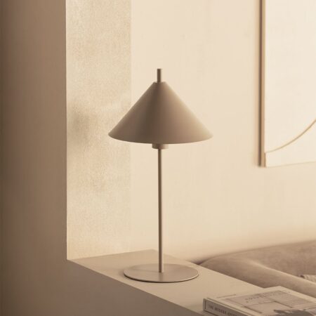 Lampada da tavolo Aziel in metallo