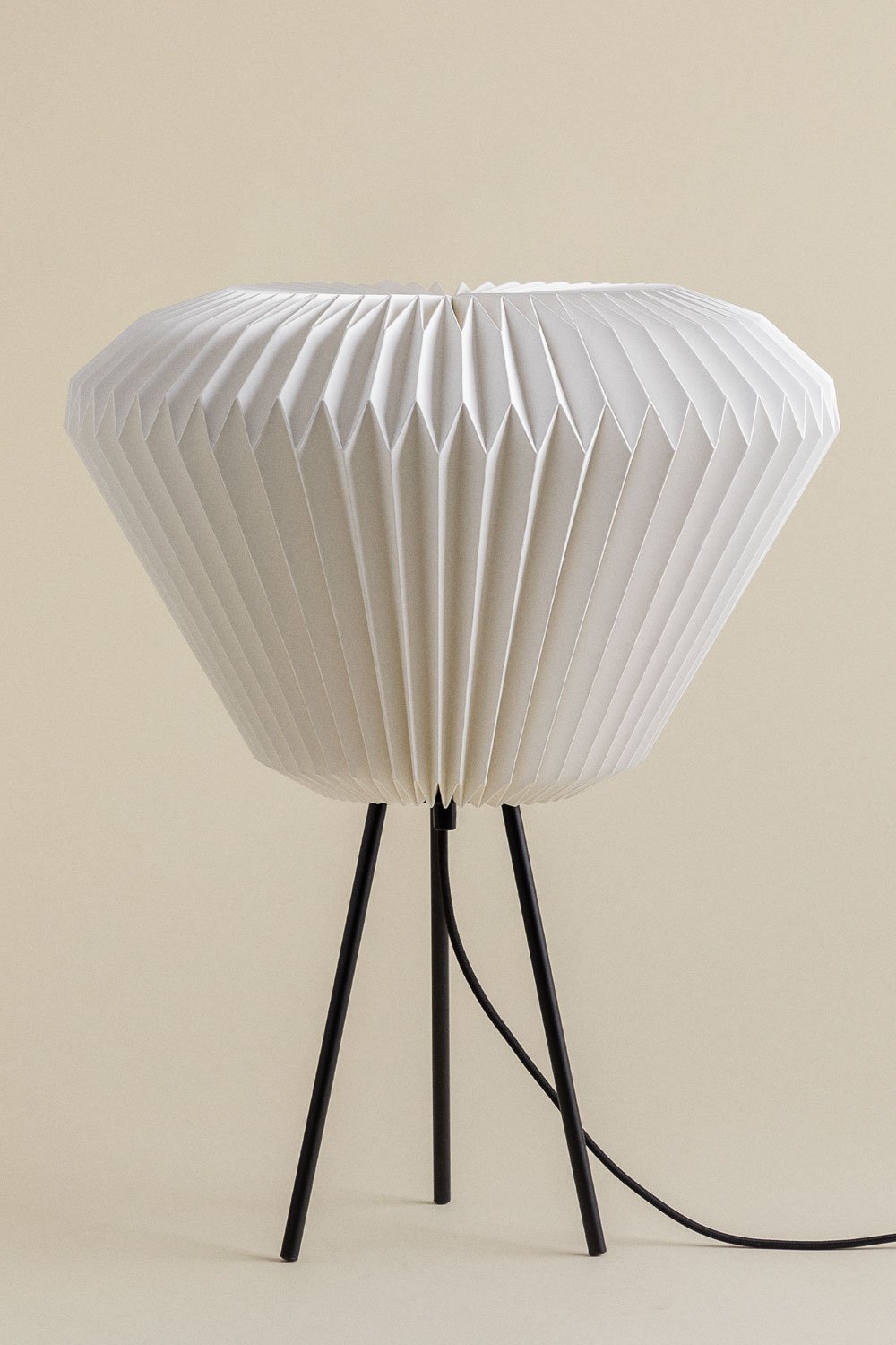 Lampada da tavolo in carta Brenze e metallo