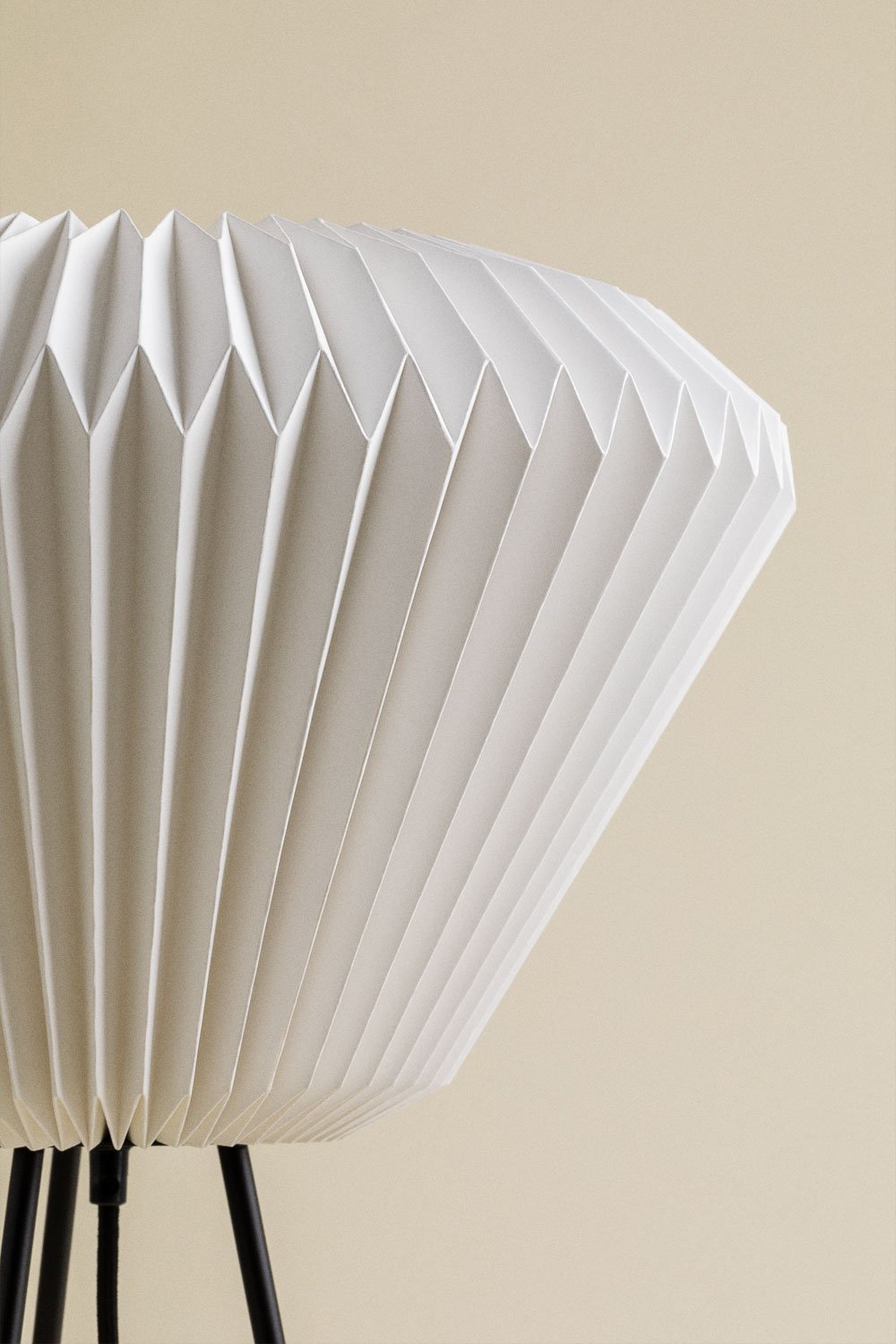 Lampada da tavolo in carta Brenze e metallo