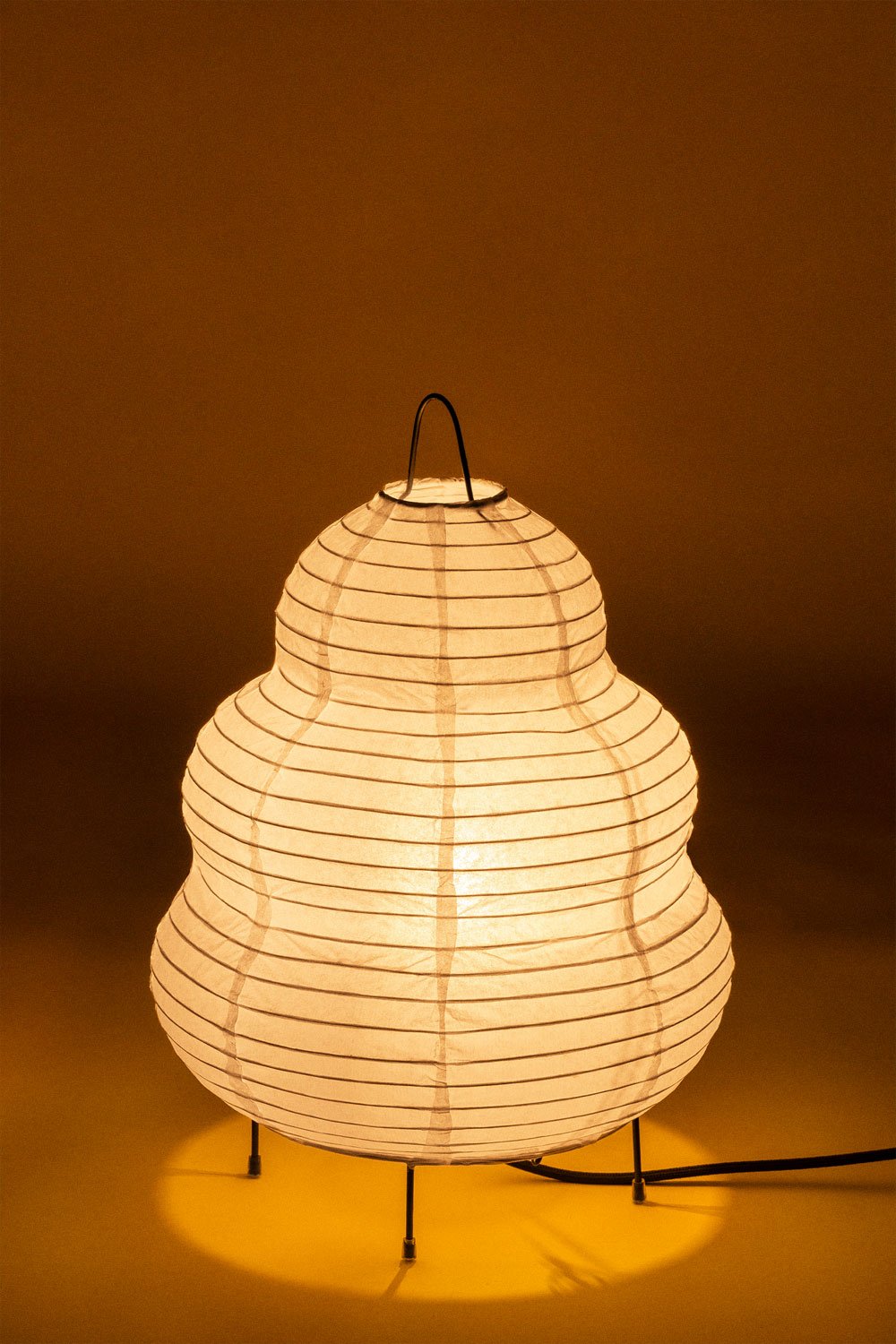 Lampada da tavolo in carta di riso (↑34 cm) Gogian