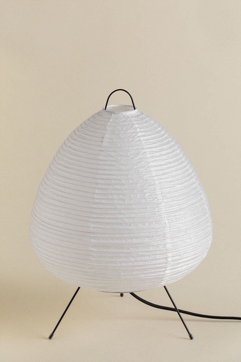 Lampada da tavolo in carta di riso (↑44 cm) Gogian