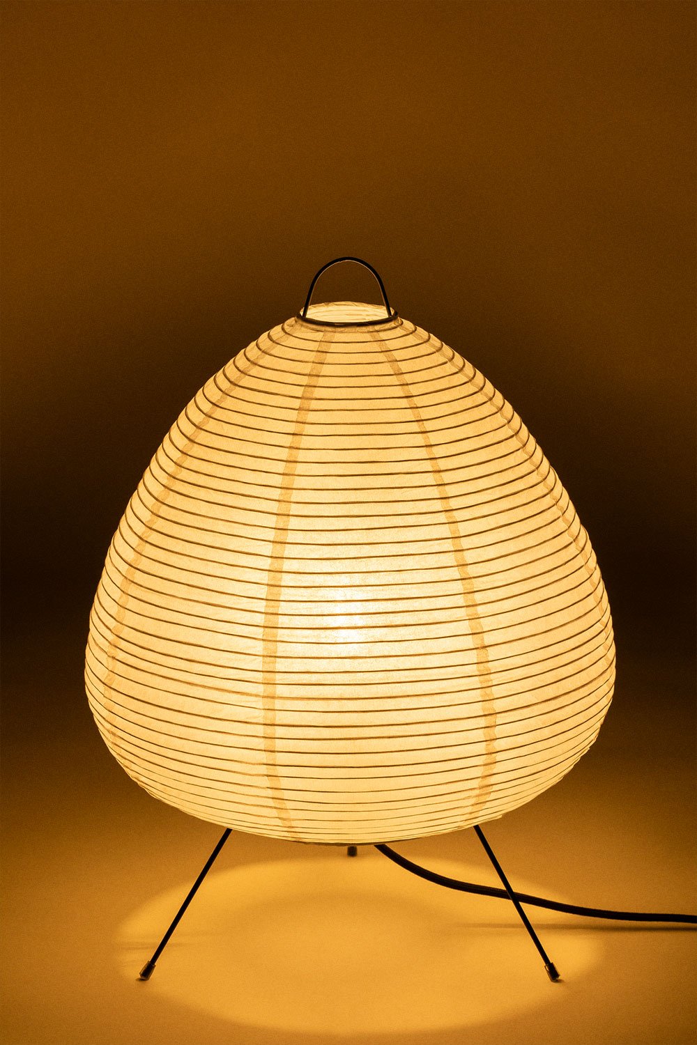 Lampada da tavolo in carta di riso (↑44 cm) Gogian