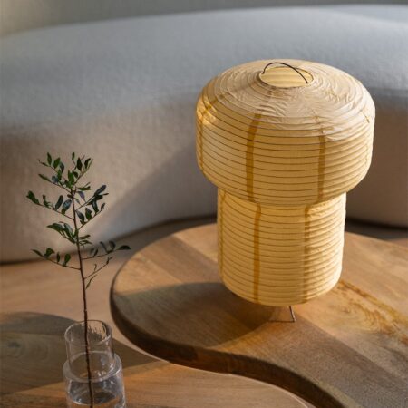 Lampada da tavolo in carta di riso (↑48 cm) Weidle